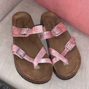 NEVER WORN, sparkle, sandals